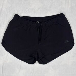 The North Face Women's Athletic Shorts Size XL Black Elastic Waist Unlined